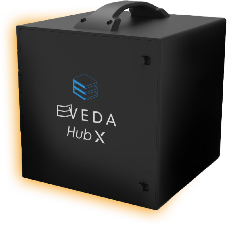 EVEDA HubX portable point-of-care diagnostic device